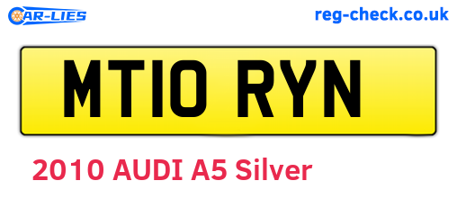 MT10RYN are the vehicle registration plates.