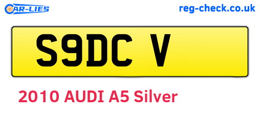 S9DCV are the vehicle registration plates.