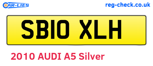SB10XLH are the vehicle registration plates.