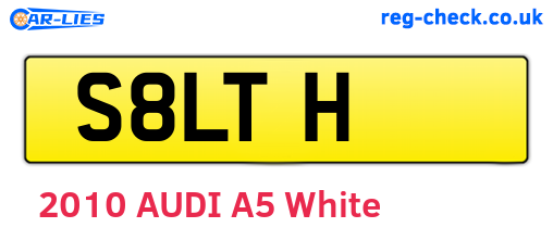 S8LTH are the vehicle registration plates.
