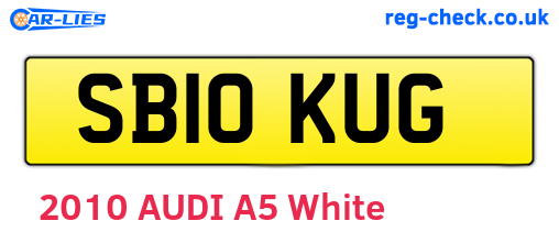SB10KUG are the vehicle registration plates.