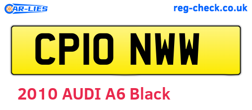 CP10NWW are the vehicle registration plates.