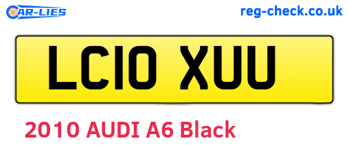 LC10XUU are the vehicle registration plates.