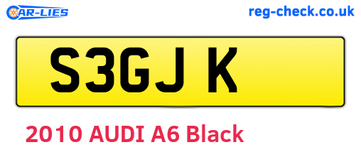 S3GJK are the vehicle registration plates.