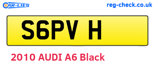 S6PVH are the vehicle registration plates.