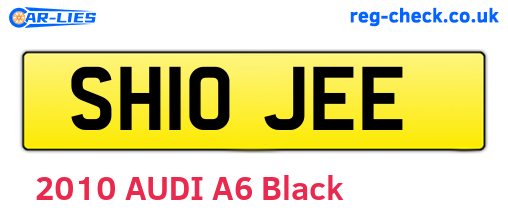 SH10JEE are the vehicle registration plates.