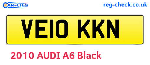 VE10KKN are the vehicle registration plates.