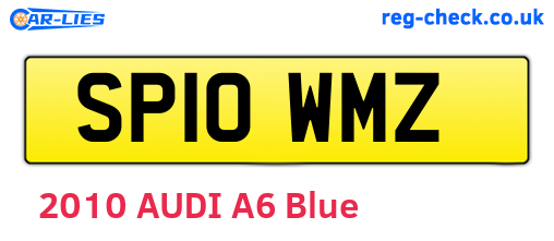 SP10WMZ are the vehicle registration plates.
