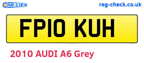 FP10KUH are the vehicle registration plates.