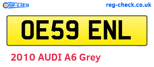 OE59ENL are the vehicle registration plates.