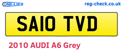 SA10TVD are the vehicle registration plates.