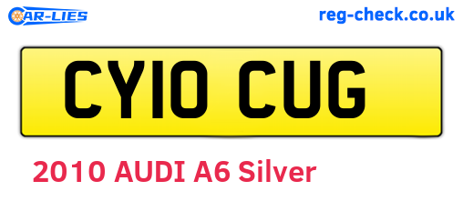 CY10CUG are the vehicle registration plates.