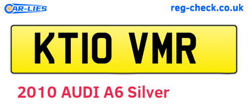 KT10VMR are the vehicle registration plates.