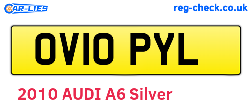 OV10PYL are the vehicle registration plates.
