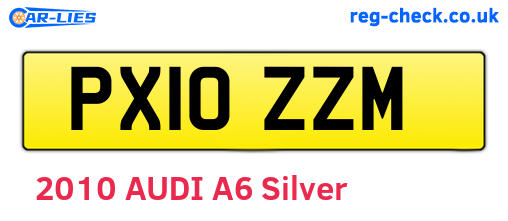 PX10ZZM are the vehicle registration plates.