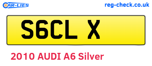 S6CLX are the vehicle registration plates.