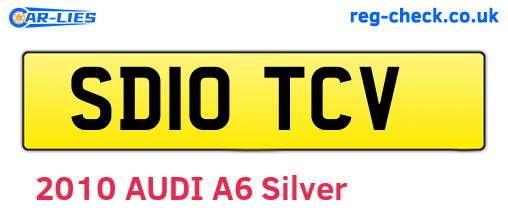 SD10TCV are the vehicle registration plates.