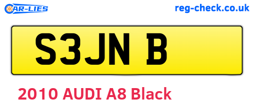 S3JNB are the vehicle registration plates.