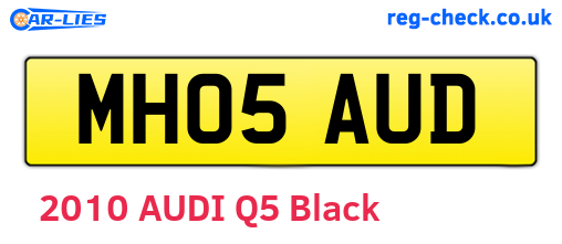 MH05AUD are the vehicle registration plates.