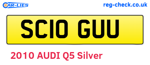 SC10GUU are the vehicle registration plates.