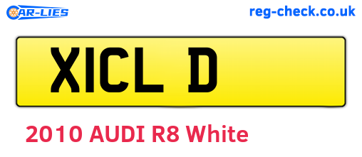 X1CLD are the vehicle registration plates.