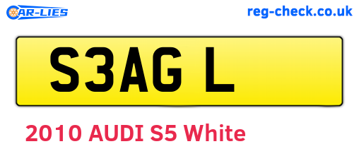 S3AGL are the vehicle registration plates.
