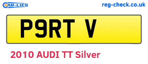 P9RTV are the vehicle registration plates.