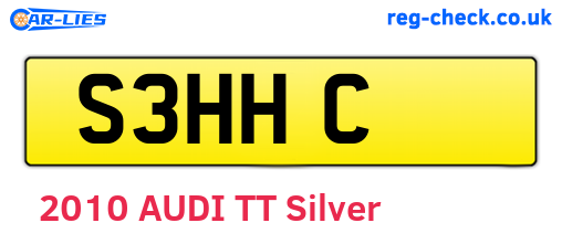 S3HHC are the vehicle registration plates.