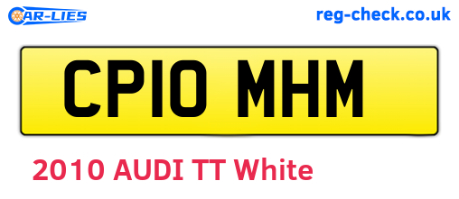 CP10MHM are the vehicle registration plates.