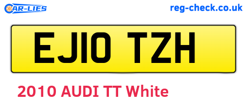 EJ10TZH are the vehicle registration plates.