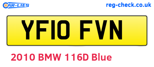 YF10FVN are the vehicle registration plates.