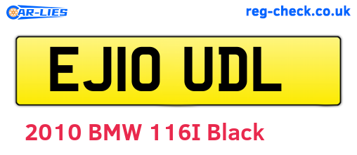 EJ10UDL are the vehicle registration plates.