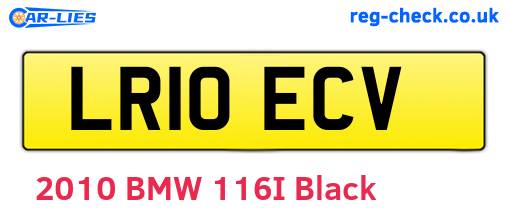 LR10ECV are the vehicle registration plates.