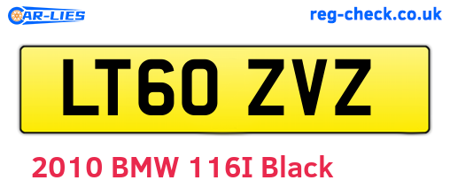 LT60ZVZ are the vehicle registration plates.