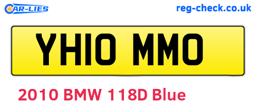 YH10MMO are the vehicle registration plates.