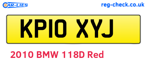 KP10XYJ are the vehicle registration plates.