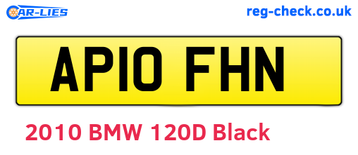 AP10FHN are the vehicle registration plates.