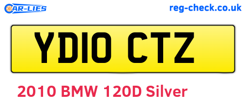 YD10CTZ are the vehicle registration plates.