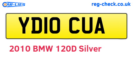 YD10CUA are the vehicle registration plates.