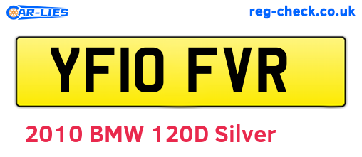 YF10FVR are the vehicle registration plates.