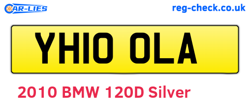 YH10OLA are the vehicle registration plates.