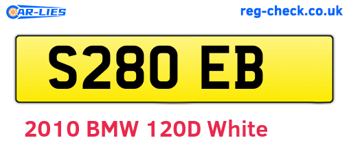 S28OEB are the vehicle registration plates.