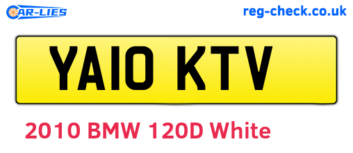 YA10KTV are the vehicle registration plates.