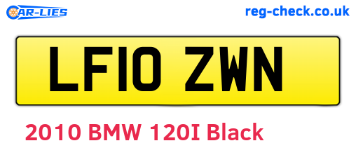 LF10ZWN are the vehicle registration plates.