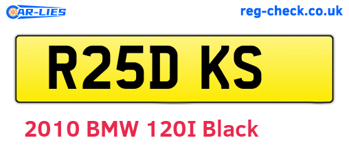 R25DKS are the vehicle registration plates.