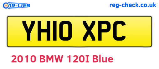 YH10XPC are the vehicle registration plates.
