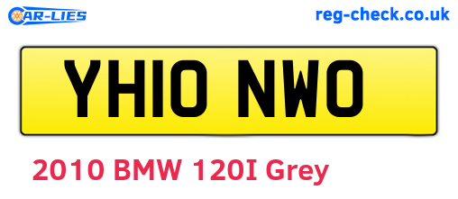 YH10NWO are the vehicle registration plates.