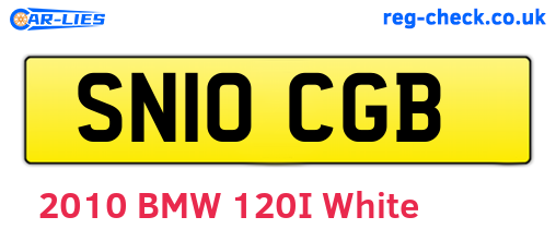 SN10CGB are the vehicle registration plates.