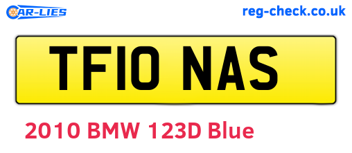 TF10NAS are the vehicle registration plates.