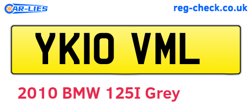 YK10VML are the vehicle registration plates.